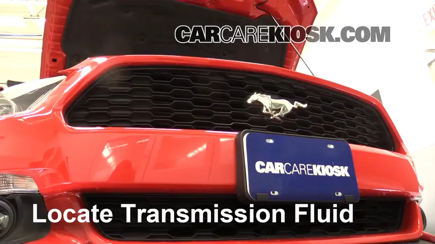 2015 Ford Mustang EcoBoost 2.3L 4 Cyl. Turbo Transmission Fluid Check Fluid Level